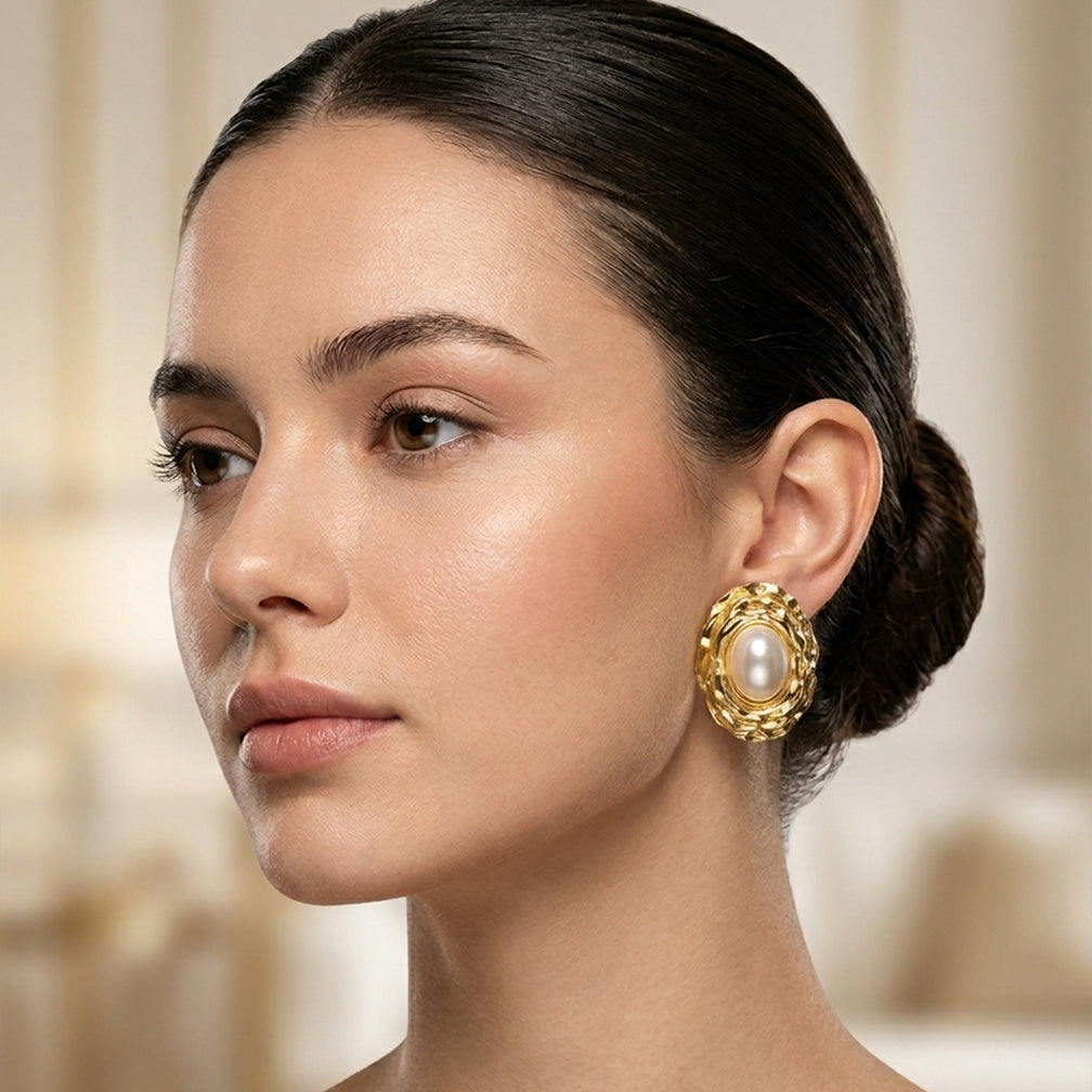 Pearl Vintage Studs