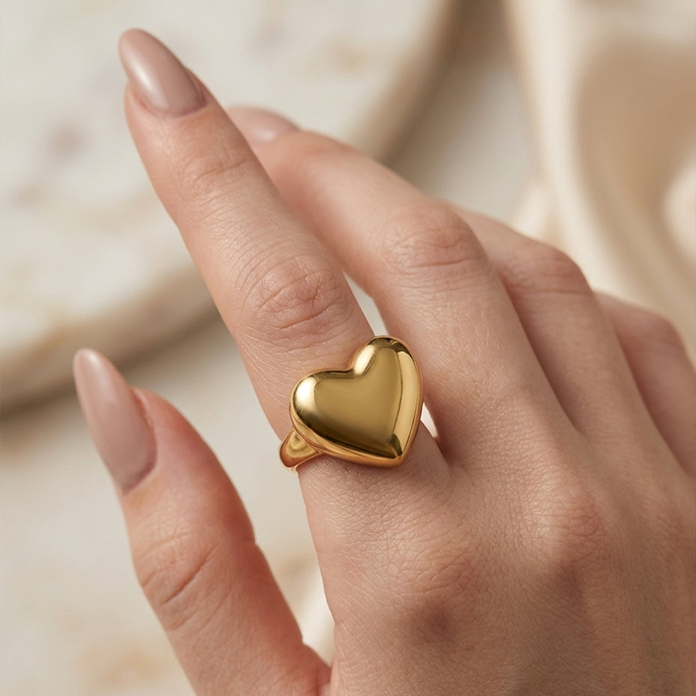 Puffy Heart Ring