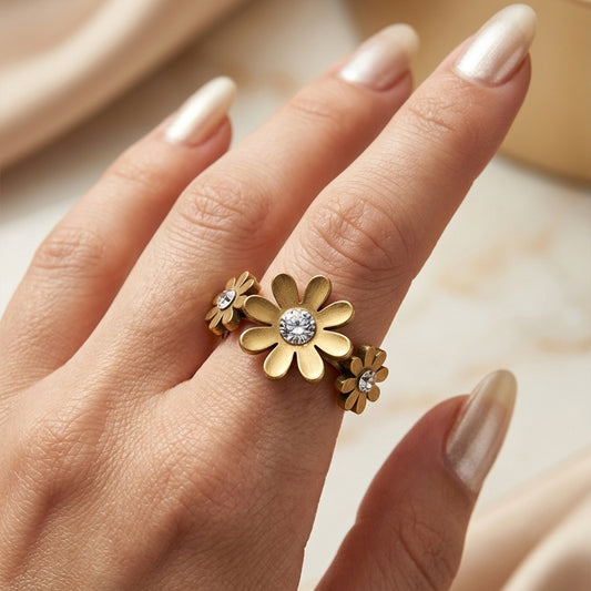 Daisy Cluster Ring