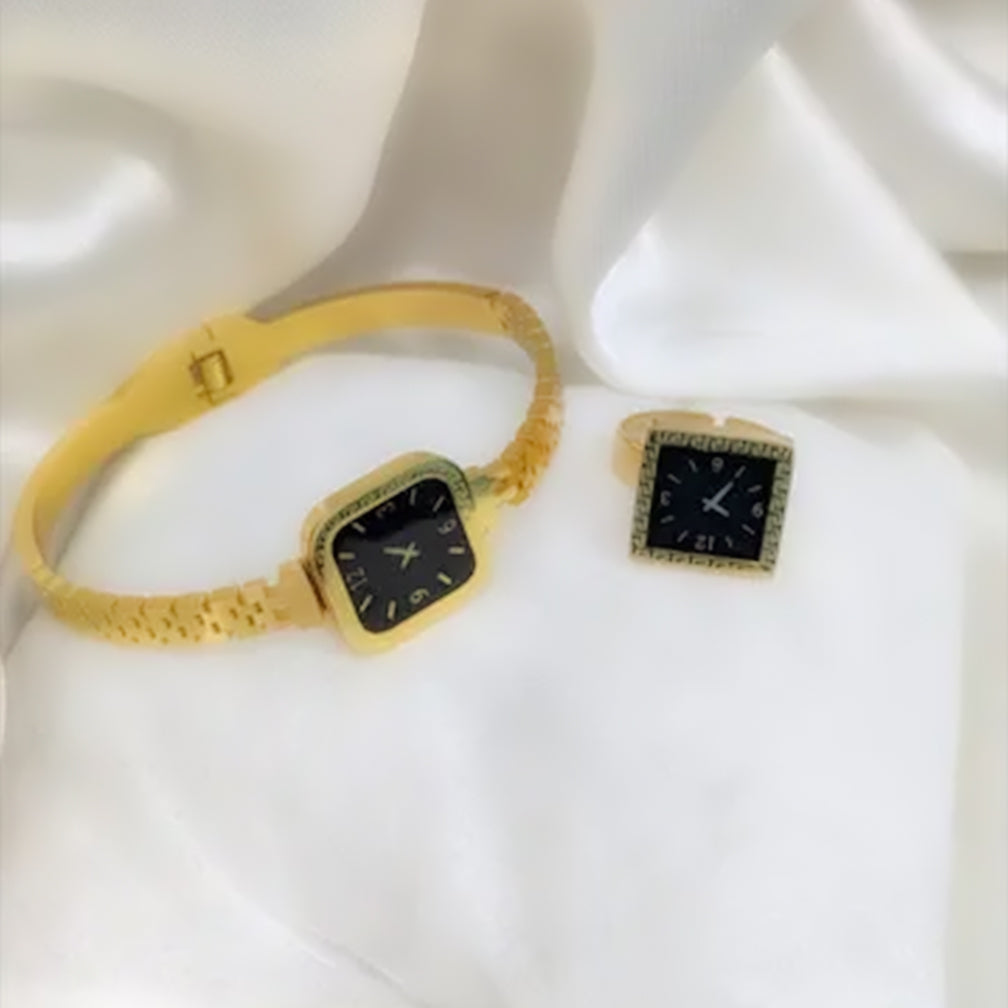 Regal Square Bangle Set