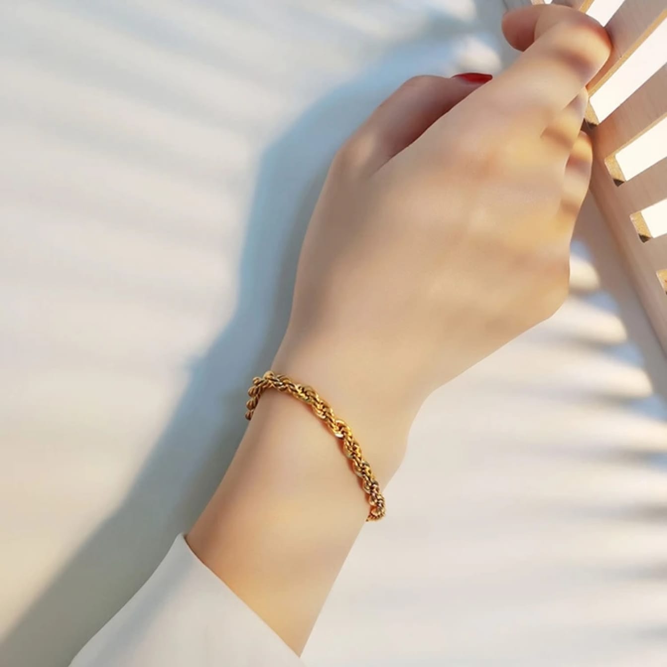 Golden Trio Layered Bracelets